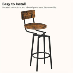 Bar Stools Set Of 2 Breakfast Bar Stools Kitchen Stools - thumbnail 4