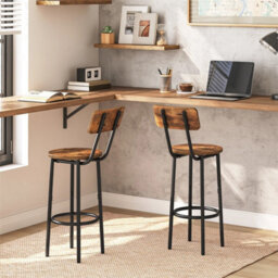 Bar Stools Set Of 2 Breakfast Bar Stools Kitchen Stools - thumbnail 3