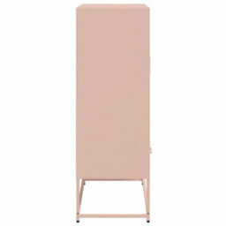 Berkfield Highboard Pink 68X39X111.5 Cm Steel - thumbnail 6