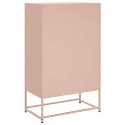 Berkfield Highboard Pink 68X39X111.5 Cm Steel - thumbnail 7