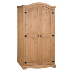 4 Piece Bedroom Set Solid Pine Wardrobe Chest Bedside Mercers Furniture - thumbnail 6