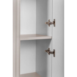 Heze Furniture Elegance Glamour Style 2 Bathroom Cabinets Set 60Cm Vanity Unit & Tall Cabinet In Cashmere - thumbnail 5