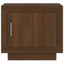Berkfield Stylish Coffee Table Brown Oak 51X50X45 Cm Engineered Wood - thumbnail 3