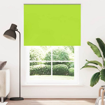 Berkfield Durable Roller Blind Blackout Leaves Green 150X230 Cm Fabric Width 146.6 Cm Polyester - image 1