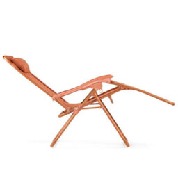 Vonhaus Zero Gravity Chairs Set Of 2, Orange Reclining Sun Loungers For Garden, Textilene Folding Garden Chairs - thumbnail 9