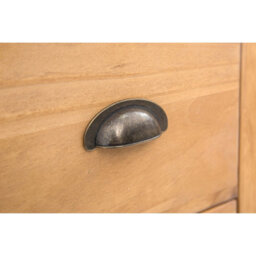 Cabinet Bits Lucca 5 Drawer Chest Of Drawers Brass Cup Handle - thumbnail 6