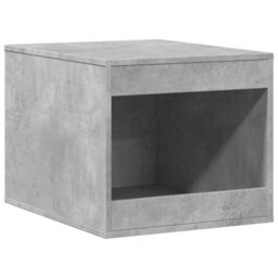 Walplus Concrete Grey Cat Litter Box Enclosure 47X59X42 Cm Engineered Wood - thumbnail 2