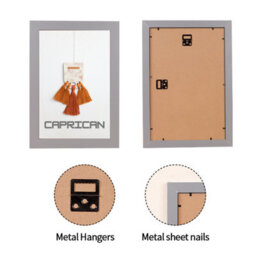A2 Grey Picture Frame Photo Frame Perspex Sheet For Wall Or Table, Landscape Portrait Orientation 42 X 59.4 Cm (16.5 X 23.4 Inch) - thumbnail 3