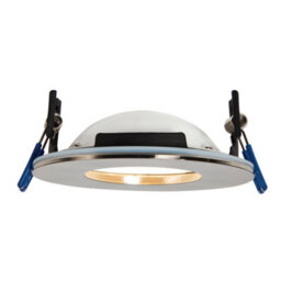 Anson Lighting Atomicplus Fire Rated Integrated Led 1 Light Bathroom Recessed Light Satin Nickel Plate Ip65 - thumbnail 2