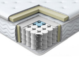 Beliani Memory Foam Pocket Spring Mattress Luxus H2/3 Medium 160 X 200 Cm (Eu King Size) - thumbnail 4