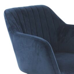 Amaral Navy Bar Stool - thumbnail 3