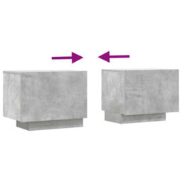 Walplus Tv Cabinet Concrete Grey 100X35X40 Cm Engineered Wood - thumbnail 8