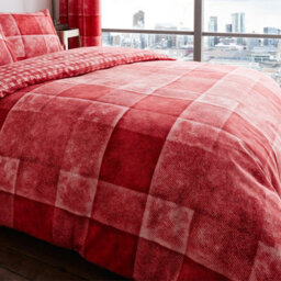 Gc Gaveno Cavailia Denimium Red Duvet Cover Bedding Set Double Size 3Pc With Reversible Printed Quilt Cover - thumbnail 3