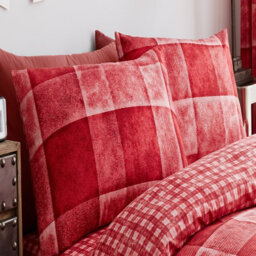 Gc Gaveno Cavailia Denimium Red Duvet Cover Bedding Set Double Size 3Pc With Reversible Printed Quilt Cover - thumbnail 2