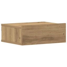 Berkfield Floating Nightstands 2 Pcs Artisan Oak 40X32X15 Cm Engineered Wood - thumbnail 5