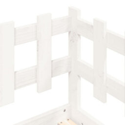 Berkfield Day Bed White 80X200 Cm Solid Wood Pine - thumbnail 8