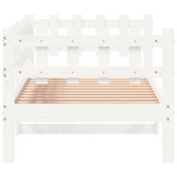 Berkfield Day Bed White 80X200 Cm Solid Wood Pine - thumbnail 6