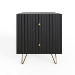Gfw Thalia Ribbed 2 Drawer Bedside Table Pair - thumbnail 7