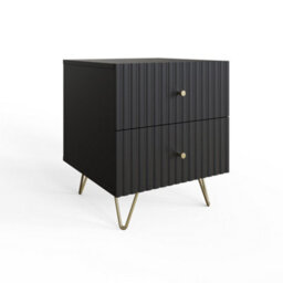 Gfw Thalia Ribbed 2 Drawer Bedside Table Pair - thumbnail 5