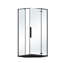 GoodHome Ezili Clear Left Or Right Corner Shower Enclosure & Tray - Hinged Door (H)195Cm (W)89Cm (D)89Cm - thumbnail 3