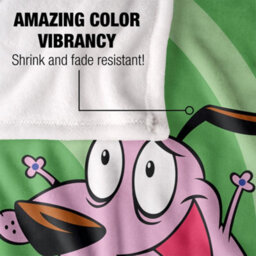 Courage The Cowardly Dog Complete Series Silky Cover Supersoft Blanket Multicoloured (152Cm X 127Cm) - thumbnail 4