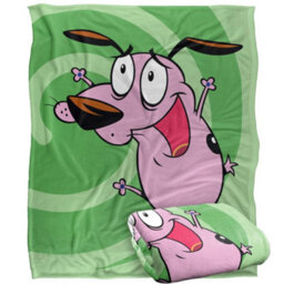 Courage The Cowardly Dog Complete Series Silky Cover Supersoft Blanket Multicoloured (152Cm X 127Cm) - thumbnail 2