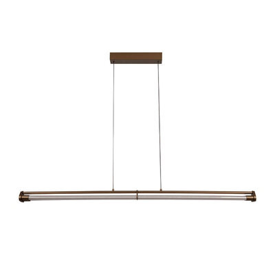 Lucide Janderin Led Bar Ceiling Pendant Light With Pir Sensor Champagne - image 1