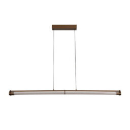Lucide Janderin Led Bar Ceiling Pendant Light With Pir Sensor Champagne - thumbnail 5