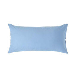 Homescapes Blue Continental Egyptian Cotton Pillowcase 200 Tc, 40 X 80 Cm - thumbnail 1