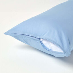 Homescapes Blue Continental Egyptian Cotton Pillowcase 200 Tc, 40 X 80 Cm - thumbnail 3