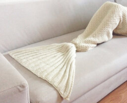 Velosso Deluxe Shimmering Sequin Throw Blanket, Luxury Bed Runner Bedroom Accessory, Reversible Sequins, 70Cm X 170Cm - Cream