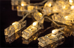 Netagon St Helens Home And Garden Led Battery Powered Photo Picture Clip String Lights - thumbnail 6