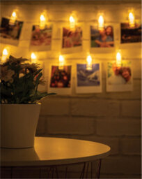 Netagon St Helens Home And Garden Led Battery Powered Photo Picture Clip String Lights - thumbnail 3