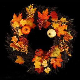 Living And Home Battery Led Wreath For Front Home Door Wreath 60Cm - thumbnail 5