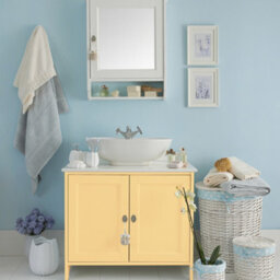 Rust-Oleum Mustard Satin Bathroom Wood & Cabinet Paint 750Ml - thumbnail 5