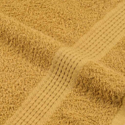 Berkfield Wash Towels 4 Pcs Frogn Gold 30X30 Cm 100% Cotton - thumbnail 7