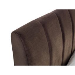 Julian Bowen Deco 135Cm Double Grey/brown Tone Velvet Double Bed - thumbnail 7
