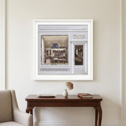 Home Luxe Interiors Dior Maison Boutique White Step Frame 40X40Cm Luxury Wall Art Decor - thumbnail 4