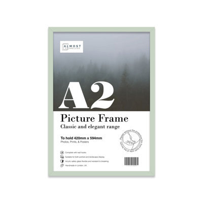 A2 Mint Green Picture Frame Fits A2 (42 X 59.4Cm - 16.5 X 23.4In) Poster, Photo, Artwork, Or Print. - image 1