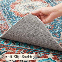 Bedlooms Regal Cashmere Rug 80X150Cm, Traditional Rug, Non Slip, Stain Resistant, Corridor & Hallway Runner - thumbnail 2