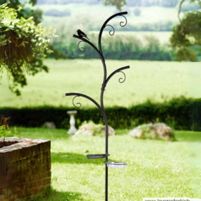 Marco Paul Wild Bird Feeder Station Stylish Tree Look Hanging Bird Feeders With Many Hooks And Branches - image 1