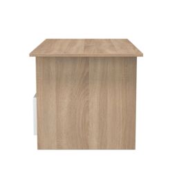 Messina Gloss Bardolino Oak Effect 1 Drawer Non-Extendable Coffee Table (H)495mm (W)930mm (D)530mm - thumbnail 6