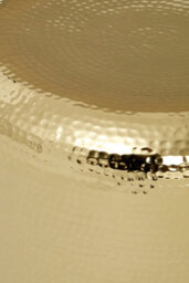 Orsina Margot Blue Glass And Gold Side Table. - thumbnail 4