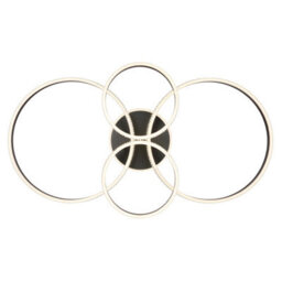 Luminosa Lighting Luminosa Grouni Semi Flush Ceiling Light Matt Titanium Grey Led 2700/4500/6500K - thumbnail 4