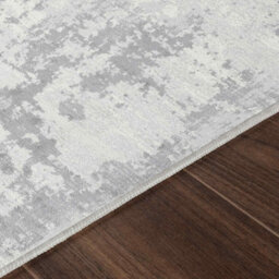 Livabliss Monaco-Abstract Grey Ivory Modern Marble Living Dining Bedroom Rug 160 X 220 Cm Easy Care, Non Shedding - thumbnail 3