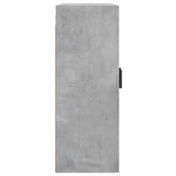Berkfield Wall Mounted Cabinet Concrete Grey 69.5X34X90 Cm Engineered Wood - thumbnail 8