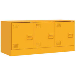 Berkfield Sturdy Tv Cabinet Mustard Yellow 99X39X44 Cm Steel