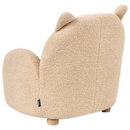 Beliani Kids Armchair Cat Zoar Boucle Beige - thumbnail 5