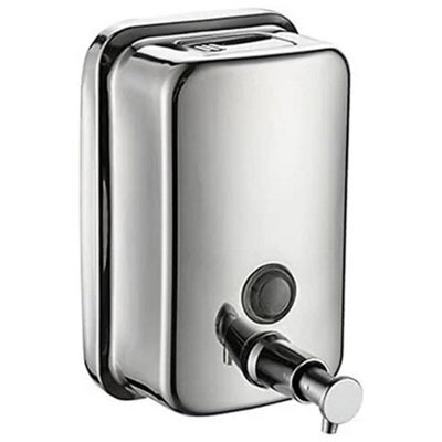 Pro-Kleen Pro-Washroom Manual Pump Soap Dispenser Stainless Steel Wall Mounted Large Commercial 1L - image 1