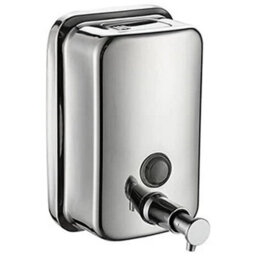 Pro-Kleen Pro-Washroom Manual Pump Soap Dispenser Stainless Steel Wall Mounted Large Commercial 1L - thumbnail 1